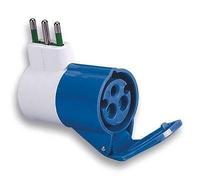Fme Adattatore Industriale da S17 a 1 presa CEE blu
