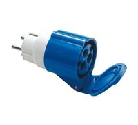 Fme Adattatore industriale da S31 a 1 presa CEE blu