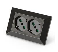 Fme Multipresa Universale da Incasso con Doppia Presa Bipasso Italiana Schuko Ne