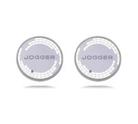 Fmesoo 2 PCS Portabevande Sottobicchieri,per Dacia Jogger LED 7 Colori Pad Tazza Ricarica Portabicchieri Auto Luce Tappetino Decorazione,C