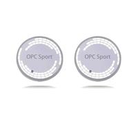 Fmesoo 2 PCS Portabevande Sottobicchieri,per Opel OPC LED 7 Colori Pad Tazza Ricarica Portabicchieri Auto Luce Tappetino Decorazione,B