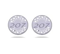 Fmesoo 2 PCS Portabevande Sottobicchieri,per Peugeot 207 LED 7 Colori Pad Tazza Ricarica Portabicchieri Auto Luce Tappetino Decorazione,C