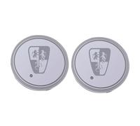 Fmesoo 2 PCS Portabevande Sottobicchieri,per Roewe RX5 i6 360 350 ei6 550 e950 e50 LED 7 Colori Pad Tazza Ricarica Portabicchieri Auto Luce Tappetino Decorazione