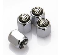 Fmesoo 4 Elementi Cappucci delle valvole Auto Tappini gomme valvola per MG Lega Pneumatici Sostituzione parapolvere Accessori