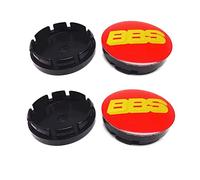 Fmesoo 4 PCS Coprimozzi Coprimozzo,per BBS 56mm ABS Auto Ruota Centrale Copricerchi Tappi Mozzo Ruote Antipolvere AntiGraffio,E