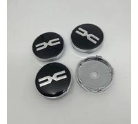 Fmesoo 4 PCS Coprimozzi Coprimozzo,per Dacia Duster Logan Sandero Stepway Lodgy Mcv 2 Dokker 60mm ABS Auto Ruota Centrale Copricerchi Tappi Mozzo Ruote Antipolvere AntiGraffio