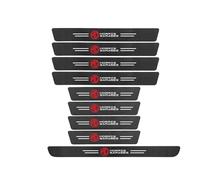 Fmesoo Battitacco 9 Pezzi Fibra Carbonio,per MG ZS Pilot HS/EZS/eHS/MG3/MG5/MG6 Pedale Auto Antiscivolo Protezione AntiGraffio Prevenire Adesivi Accessori