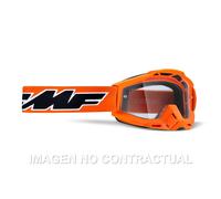 Fmf Powerbomb Goggle Rocket Arancio-Trasparente Lente Per Moto Ricambi Accessori