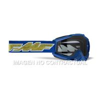 FMF Powerbomb Goggle Rocket Deep Navygold Clear Lente per Moto