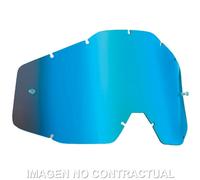 FMF Powerbomb-Powercore Replacement-Sheet Mirror Blue Lente per Moto Ricambi