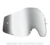 FMF Powerbomb-Powercore Replacement-Sheet Mirror Silver Lente per Moto Ricambi