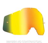 FMF Powerbomb-Powercore Youth (Junior) Replacement-Sheet Mirror Gold Lente per