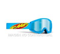 FMF Powercore Goggle Core Cyan-Mirror Blue per Moto Ricambi