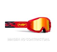 Fmf Powercore Youth (Junior) Goggle Flame Red-Mirror Red Per Moto Ricambi