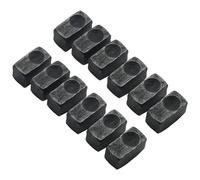 FMHXG 12 pezzi Tremolo String Pressing Embedded Iron Block Pad Chitarra Ponte Selle Doppio Blocco Sistema Tremolo Stringa Pressatura Piccoli Blocchi di Ferro Morsetto Blocchi di Bloccaggio String