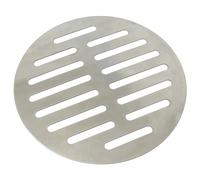 FMHXG Copertura rotonda per scarico a pavimento in acciaio inox, spessore 125 mm, universale, rete di drenaggio per balcone, a prova di odore, per piccoli prati, bagno, piastre di copertura per