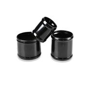 FMIC.EU PERFORMANCE Connettore in silicone in alluminio 60mm 16 cm Tubo curvo in alluminio per ingresso aria turbo Tubo 2 mm di spessore lucidato a specchio