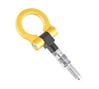 FMIC.EU PERFORMANCE JR.SPEC occhiello di traino rotondo giallo, M16 x 3,0, gancio di traino pieghevole CNC in AL6061-T6 con bullone in acciaio e diametro interno di 48 mm, per motorsport Drift Rally