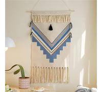 FMIYJUN Arazzo in tessuto macramè da appendere alla parete, 50 x 85 cm, stile bohémien, stampato, per appartamento, dormitorio, casa, camera da letto