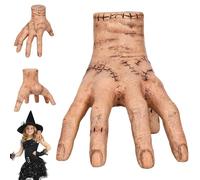 FMKLDENA Mano di A-ddams, Mano Famiglia A-ddams, Mano della Famiglia A-ddams in Lattice, Mano di Mercoledi, Puntelli Horror Adatto per Halloween Party e Cosplay