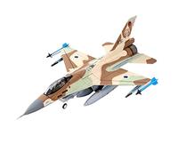 FMOCHANGMDP Modellino Aereo, Combattente Falcon F16 dell'aeronautica israeliana Modello Scala 1/72, Giocattoli e Regali per Adulti, 8.2 x 5.1pollici