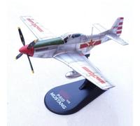 FMOCHANGMDP Modellino Aereo, ROCAF P-51D Mustang Fighter Lega Modello Scala 1/72, Giocattoli e Regali per Adulti,5,3 x 6,2 Pollici