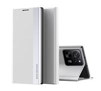 FMPCUON Cover per Honor 90 Lite, Custodia in PU Pelle Portafoglio Flip Chiusura, con Supporto Copertura ribaltabile shell Pieghevole per Honor 90 Lite, Bianco
