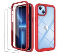 FMPCUON Custodia Compatibile con Samsung Galaxy S20 Plus,[360 Grad Full Body Cover] Slim Protettiva Protezione Protector Caso Bumper,Rosso