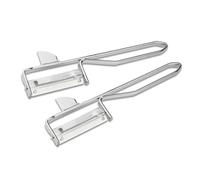 FMprofessional 22250.0 Set da 2 Pelaverdure, Acciaio, Argento, NC