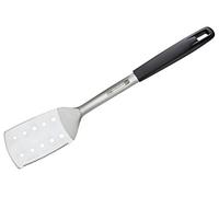 FMprofessional 22300 Paletta per griglia/arrosto, in Acciaio Inox, con Lama ondulata (Colore: Nero/Argento), 1 Pezzo, Inossidabile/Polipropilene