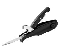 FMprofessional Apriostriche per parmigiano, coltello per ostriche con manico in plastica, apriostriche con lama in acciaio inox, coltello parmigiano di alta qualità, pratico strumento per frutti di