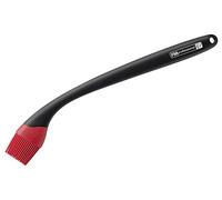FMprofessional Pennello in Silicone BBQ, Pennello da Cucina con setole in Silicone, Pennello in Silicone di Alta qualità (Colore: Nero/Rosso), quantità: 1 Pezzo