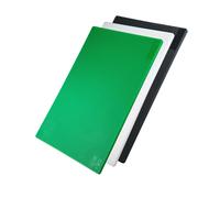 FMProfessional Set di 3 Taglieri professionali HACCP colore Verde, Bianco e Nero