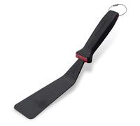 FMprofessional Spatola da Cucina 32x6 cm in Plastica Resistente al Calore, Nero - Utensile per Girare Bistecche, Verdure - Lavabile in Lavastoviglie, Manico Ergonomico per Padelle Antiaderenti