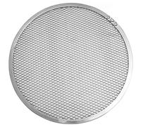 FMprofessional Teglia da forno in alluminio rotonda forata o retina rotonda per cuocere pizze, raffreddare pasticceria e scongelare alimenti, 33 x 33 x 0,3 cm, 1 pezzo
