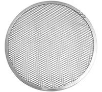 FMprofessional Teglia Vassoio Tondo Forato per Pizza Ø28cm in Alluminio, texture a griglia Strumento adatto per Pizza adattamente Cotta Versatile per Raffreddare e Scongelare