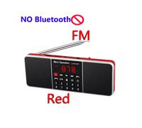 (FmRedNO Bluetooth) Radio portatile digitale AM FM Altoparlante Bluetooth Lettore MP3 stereo TF Scheda