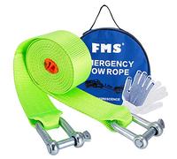 FMS 3,8 m, 5T Traino Cinghia Nylon Traino Corda per l'utilizzo con Auto, Furgoni, 4 x 4S e Mezzi Agricoli, ECC