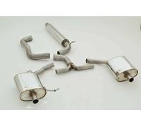 FMS 76MM Impianto Duplex Scarico Per Skoda Octavia RS 5E Da Anno 2013 Berlina E