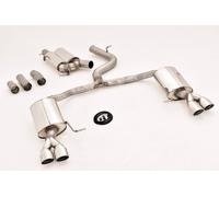 FMS 76mm Sistema Duplex Scarico per Skoda Superb 3V (3T) Anno Fab.