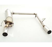 FMS Scarico Marmitta Doppio Sportivo per Opel Corsa D