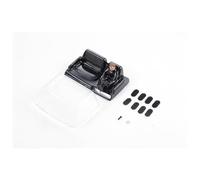 FMS Simulation Mini Cockpit e Driver A Set Decorazione Falso Puntelli Accessori per FCX18 RC Crawler Car 1:18 Chervolet K10