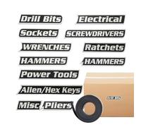 FmtwPhn Cassetta degli attrezzi, etichette per cassetti stampati 3D, con adesivi magnetici, cassetta degli attrezzi, cassetti, per l'identificazione in garage, armadietto, officina e casa