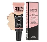 FmtwPhn Concettore a copertura completa, correttore di imperfezioni - Concorrente di bellezza 12g impermeabile - Eye Primer, Liquid Foundation Cosmetic per abbigliamento per tutto il giorno
