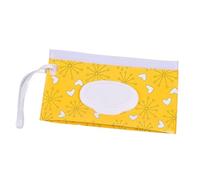 FmtwPhn Contenitore da viaggio per salviettine umidificate, impermeabile, riutilizzabile, riutilizzabile, porta salviettine per bagno, portatile, design in stile bohémien per bambini