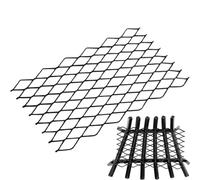 FmtwPhn Griglia per, in acciaio resistente, per caminetto, robusta griglia per legna da ardere, rete di fissaggio per eventi all'aperto