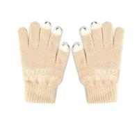 FmtwPhn Guanti Da Donna A Maglia | Mittens Invernali Touchscreen per Mani - Guanti Caldi,Per Sci, Running all'Aperto, Snowboard, Pendolari, Guida, Passeggiate con il Cane, Festival, sul Ghiaccio