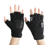 FmtwPhn Guanti Riscaldanti USB Mezza Mano - Guanti Elettrici - Riscaldamani Muffola Con 3 Livelli Di Temperatura Per Pendolari Caccia Snowboard Sci Escursionismo Ciclismo Motociclismo Campeggio