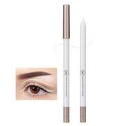 FmtwPhn Matita per eyeliner da donna, matite per eyeliner bianche,Eyeliner baco da seta - Matita per eyeliner bianca waterproof a lunga tenuta, per evidenziare la zona sotto gli occhi e per il trucco