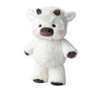 FmtwPhn Peluche Muccas Delle Highlands Correndo, Peluche Vitello Bianco, Cinghiale Morbido 45cm - Gambe Snodabili E Flessibili, Antistress Per Allentare Lo Stress Lavorativo Per Cameretta Bambini
